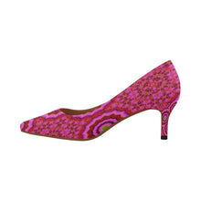Load image into Gallery viewer, pattern 314 Women&#39;s Pointed Toe Low Heel Pumps (Model 053)