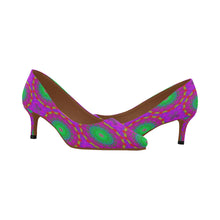 Load image into Gallery viewer, pattern 310 Women's Pointed Toe Low Heel Pumps (Model 053)