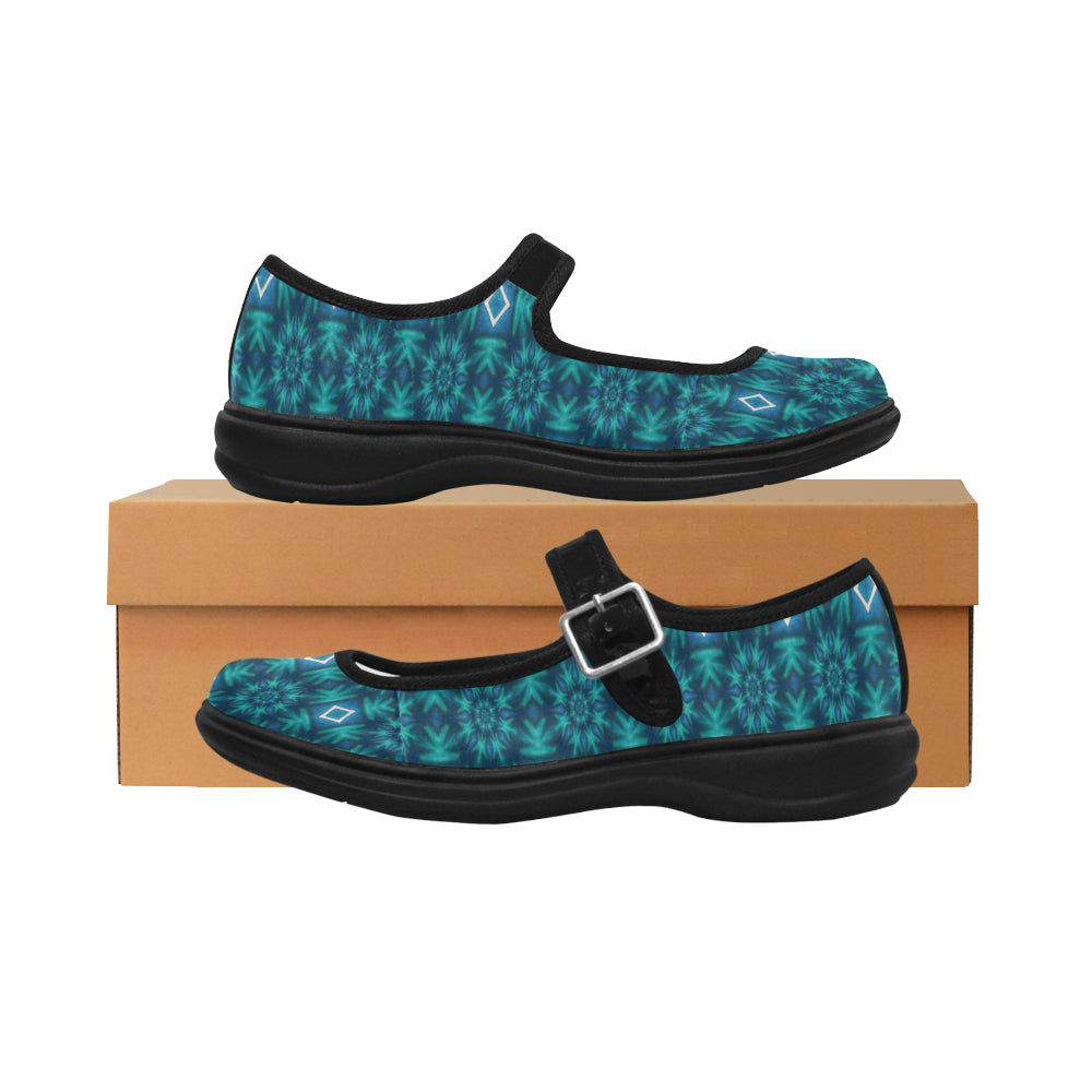 pattern 300 Mila Satin Women's Mary Jane Shoes (Model 4808)