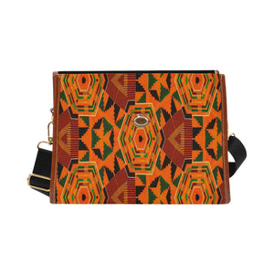 Kente 8 Waterproof Canvas Bag/All Over Print (Model 1641)