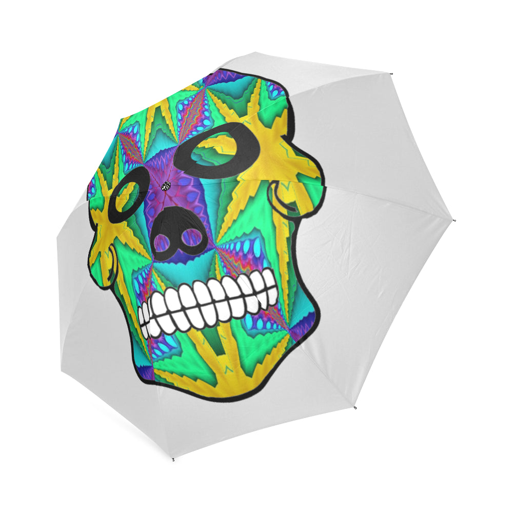 skull 9 Foldable Umbrella