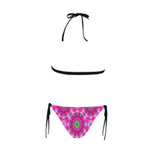 Load image into Gallery viewer, pattern 305 Buckle Front Halter Bikini Swimsuit (Model S08)