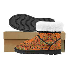 Load image into Gallery viewer, Kente 9 Custom High Top Unisex Snow Boots (Model 047)