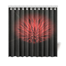 Load image into Gallery viewer, floral fract red Shower Curtain 69&quot;x70&quot;
