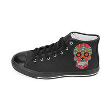 Load image into Gallery viewer, skull 8 Men’s Classic High Top Canvas Shoes (Model 017)