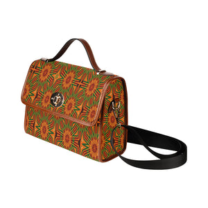 Kente 7 Waterproof Canvas Bag/All Over Print (Model 1641)