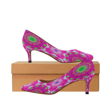 Load image into Gallery viewer, pattern 305 Women's Pointed Toe Low Heel Pumps (Model 053)