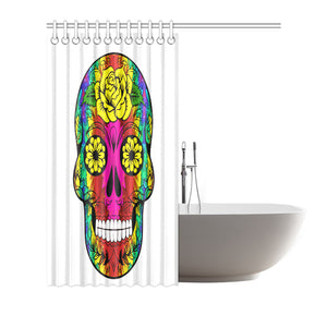 skull 11 Shower Curtain 72"x72"