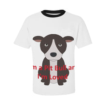 Load image into Gallery viewer, I&#39;m a Pit Bull Men&#39;s All Over Print T-Shirt with Chest Pocket (Model T56)