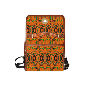 Kente 1 Waterproof Canvas Bag/All Over Print (Model 1641)