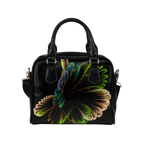 fractal spiral 4 Shoulder Handbag (Model 1634)