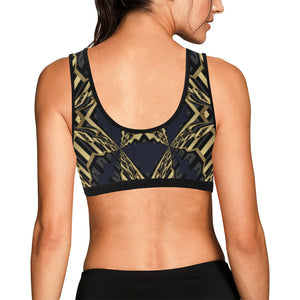 507 Women's All Over Print Sports Bra (Model T52)