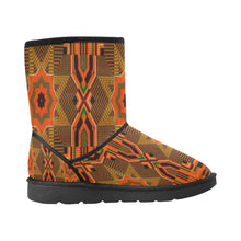 Load image into Gallery viewer, Kente 10 Custom High Top Unisex Snow Boots (Model 047)
