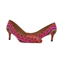 Load image into Gallery viewer, pattern 312 Women's Pointed Toe Low Heel Pumps (Model 053)