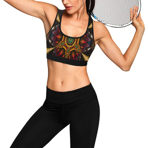 501 Women's All Over Print Sports Bra (Model T52)