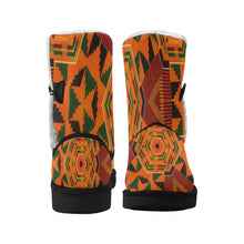 Load image into Gallery viewer, Kente 8 Unisex Single Button Snow Boots (Model 051)