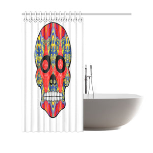 skull 8 Shower Curtain 69"x70"