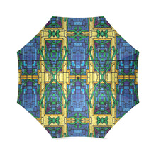 Load image into Gallery viewer, stained glass pattern 6 aa Foldable Umbrella