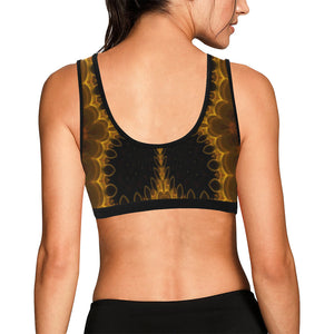 504 Women's All Over Print Sports Bra (Model T52)