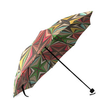 Load image into Gallery viewer, stained glass pattern 8 aa Foldable Umbrella