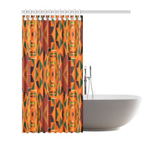 Load image into Gallery viewer, Kente 8 Shower Curtain 72&quot;x72&quot;