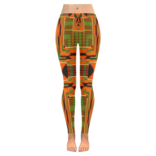 Kente 3 Low Rise Leggings (Invisible Stitch) (Model L05)
