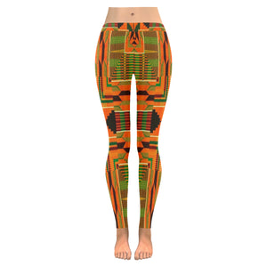 Kente 3 Low Rise Leggings (Invisible Stitch) (Model L05)