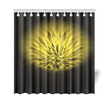 Load image into Gallery viewer, floral fract yellow Shower Curtain 69&quot;x70&quot;