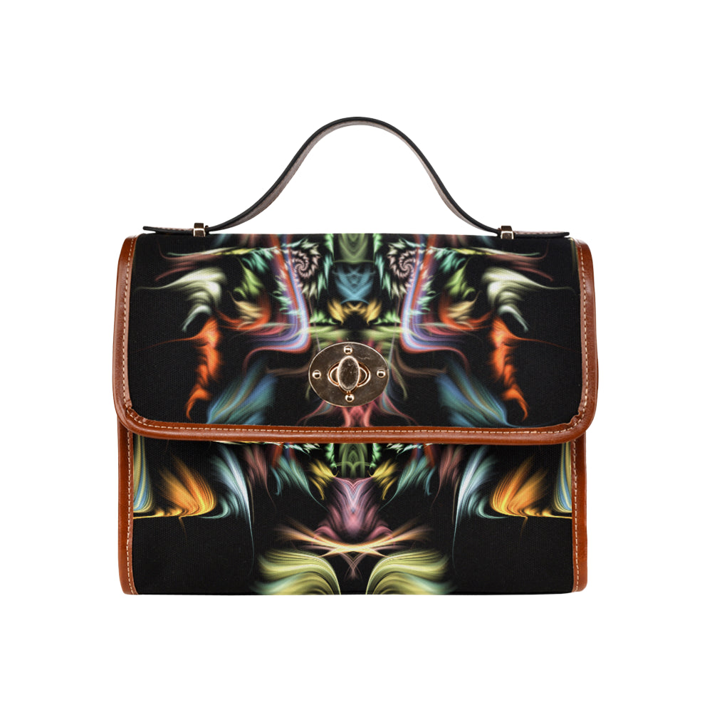 fract 20 Waterproof Canvas Bag/All Over Print (Model 1641)