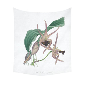 Dendrobium Amplum Cotton Linen Wall Tapestry 51"x 60"