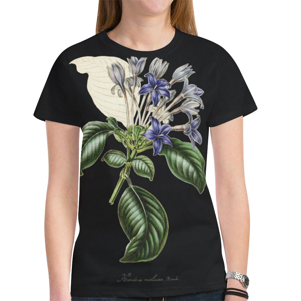 hindsia violacea New All Over Print T-shirt for Women (Model T45)