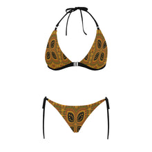 Load image into Gallery viewer, 500 Buckle Front Halter Bikini Swimsuit (Model S08)