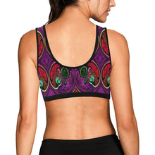 Load image into Gallery viewer, stained glass pattern 4 aa Women&#39;s All Over Print Sports Bra (Model T52)