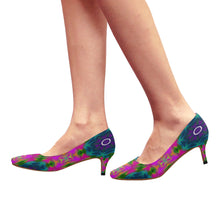 Load image into Gallery viewer, pattern 308 Women's Pointed Toe Low Heel Pumps (Model 053)