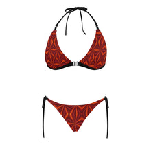 Load image into Gallery viewer, pattern 317 Buckle Front Halter Bikini Swimsuit (Model S08)