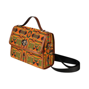 Kente 3 Waterproof Canvas Bag/All Over Print (Model 1641)