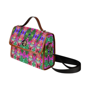 stained glass pattern 2 aa Waterproof Canvas Bag/All Over Print (Model 1641)