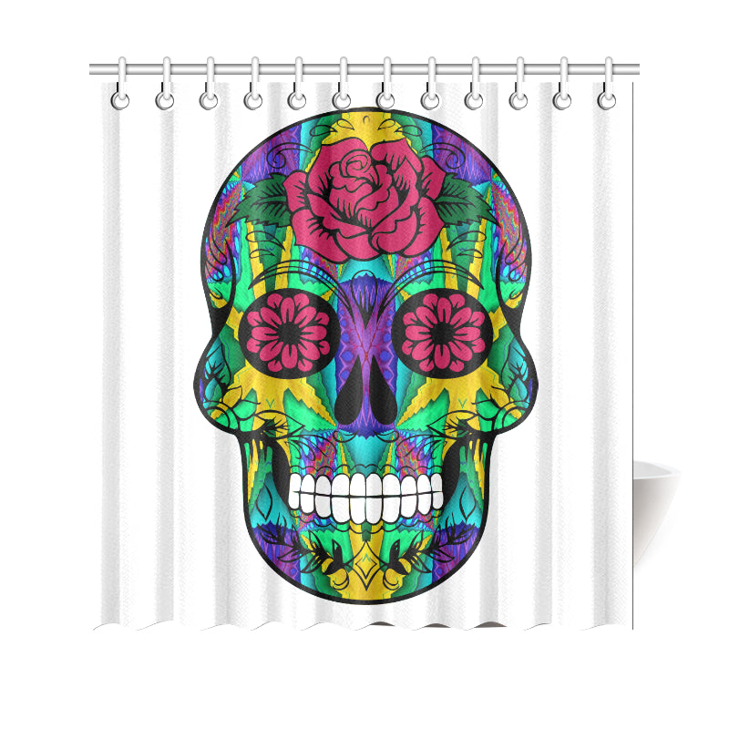 skull 12 Shower Curtain 69