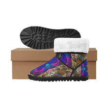 Load image into Gallery viewer, fractal 50 aa Custom High Top Kid&#39;s Snow Boots (Model 050)