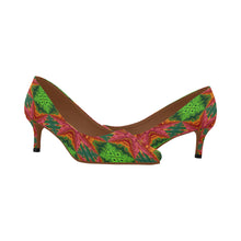Load image into Gallery viewer, pattern 313 Women's Pointed Toe Low Heel Pumps (Model 053)