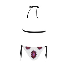 Load image into Gallery viewer, pattern 303 Buckle Front Halter Bikini Swimsuit (Model S08)