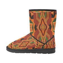 Load image into Gallery viewer, Kente 6 Custom High Top Unisex Snow Boots (Model 047)