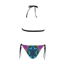 Load image into Gallery viewer, pattern 304 Buckle Front Halter Bikini Swimsuit (Model S08)