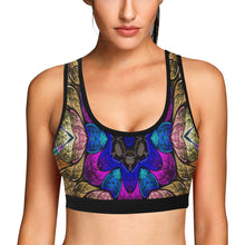 Load image into Gallery viewer, fractal 50 aa Women&#39;s All Over Print Sports Bra (Model T52)