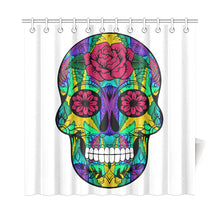 Load image into Gallery viewer, skull 12 Shower Curtain 72&quot;x72&quot;