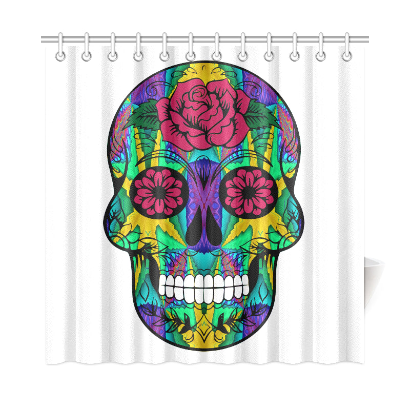 skull 12 Shower Curtain 72