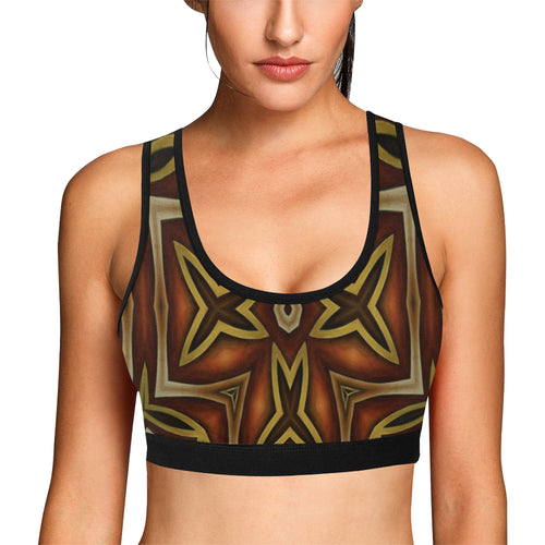 503 Women's All Over Print Sports Bra (Model T52)