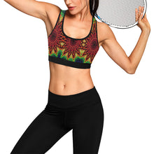 Load image into Gallery viewer, stained glass pattern 7 aa Women&#39;s All Over Print Sports Bra (Model T52)