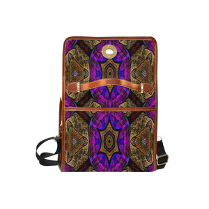 fractal 51 aa Waterproof Canvas Bag/All Over Print (Model 1641)