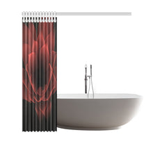 Load image into Gallery viewer, floral fract 3 red Shower Curtain 69"x70"